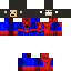 Minecraft skin texture, 64x64 pixels