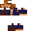 Minecraft skin texture, 64x64 pixels