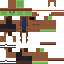 Minecraft skin texture, 64x64 pixels