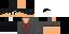 Minecraft skin texture, 64x32 legacy pixels