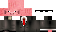 Minecraft skin texture, 64x32 legacy pixels