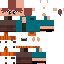 Minecraft skin texture, 64x64 pixels
