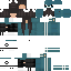 Minecraft skin texture, 64x64 pixels