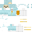 Minecraft skin texture, 64x64 pixels