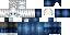 Minecraft skin texture, 64x32 legacy pixels