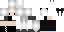 Minecraft skin texture, 64x32 legacy pixels