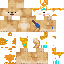 Minecraft skin texture, 64x64 pixels
