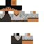 Minecraft skin texture, 64x64 pixels