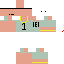 Minecraft skin texture, 64x64 pixels