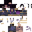 Minecraft skin texture, 64x64 pixels