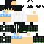 Minecraft skin texture, 64x64 pixels
