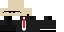 Minecraft skin texture, 64x32 legacy pixels