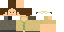 Minecraft skin texture, 64x32 legacy pixels