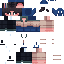 Minecraft skin texture, 64x64 pixels