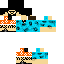 Minecraft skin texture, 64x64 pixels