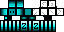 Minecraft skin texture, 64x32 legacy pixels