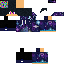 Minecraft skin texture, 64x64 pixels