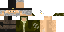 Minecraft skin texture, 64x32 legacy pixels