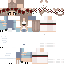 Minecraft skin texture, 64x64 pixels