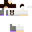 Minecraft skin texture, 64x64 pixels