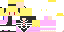 Minecraft skin texture, 64x32 legacy pixels