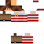 Minecraft skin texture, 64x64 pixels