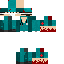 Minecraft skin texture, 64x64 pixels