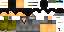 Minecraft skin texture, 64x32 legacy pixels