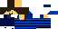 Minecraft skin texture, 64x32 legacy pixels