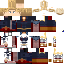 Minecraft skin texture, 64x64 pixels