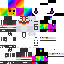 Minecraft skin texture, 64x64 pixels
