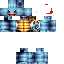 Minecraft skin texture, 64x64 pixels