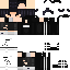 Minecraft skin texture, 64x64 pixels