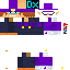 Minecraft skin texture, 64x64 pixels