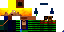 Minecraft skin texture, 64x32 legacy pixels
