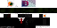 Minecraft skin texture, 64x32 legacy pixels