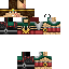 Minecraft skin texture, 64x64 pixels