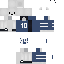 Minecraft skin texture, 64x64 pixels