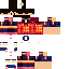 Minecraft skin texture, 64x64 pixels