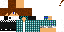 Minecraft skin texture, 64x32 legacy pixels