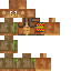 Minecraft skin texture, 64x64 pixels