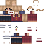 Minecraft skin texture, 64x64 pixels