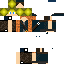 Minecraft skin texture, 64x64 pixels