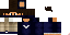 Minecraft skin texture, 64x32 legacy pixels