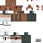 Minecraft skin texture, 64x64 pixels