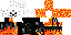 Minecraft skin texture, 64x32 legacy pixels