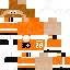 Minecraft skin texture, 64x64 pixels