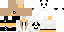 Minecraft skin texture, 64x32 legacy pixels