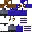 Minecraft skin texture, 64x64 pixels