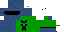 Minecraft skin texture, 64x32 legacy pixels